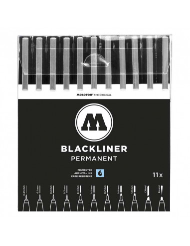 MOLOTOW BLACKLINER PUNTAFINA X11